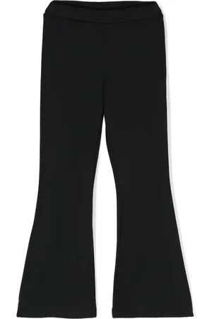 Balmain Pantalones acampanados con parche del logo