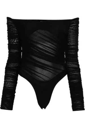 MUGLER Body con hombros descubiertos