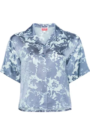 Kenzo Camisa corta Flower Camouflage