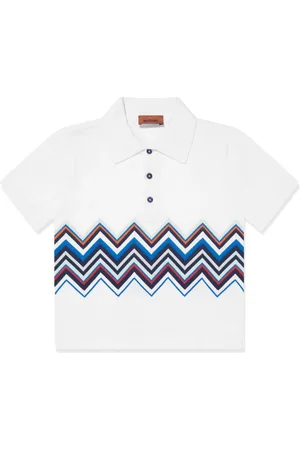 Missoni Polo con motivo en zigzag