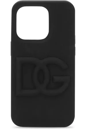 Dolce & Gabbana Funda para iPhone 14 Pro con logo en relieve
