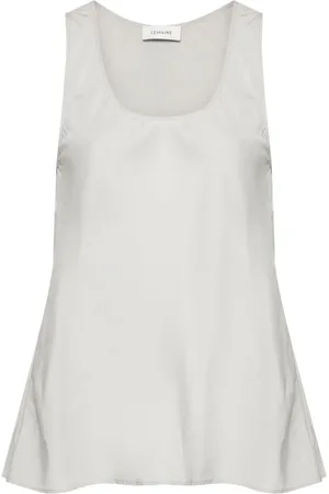 LEMAIRE Top de tirantes con cuello redondo