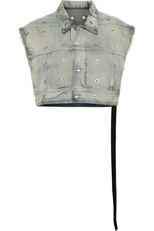 Rick Owens Chaleco Jumbo Worker vaquero