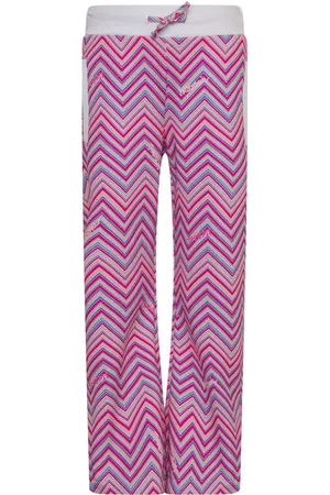 Missoni Pantalones rectos con motivo en zigzag