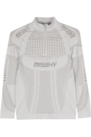 MISBHV Top deportivo con logo en jacquard