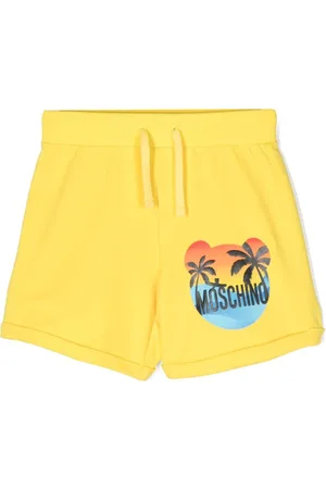 Moschino Pantalones cortos de deporte con playa estampada