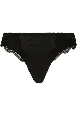 Dolce & Gabbana Tanga con ribete de encaje