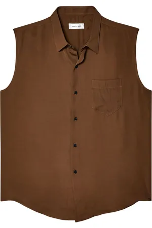 Ernest W. Baker Camisa sin mangas con botones