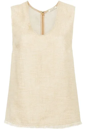 By Malene Birger Top Debbia con flecos