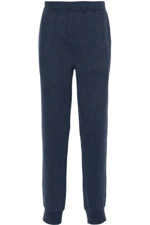 corneliani Pantalones de chándal con efecto melange