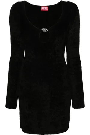 Diesel Vestido M-Coleen con placa del logo