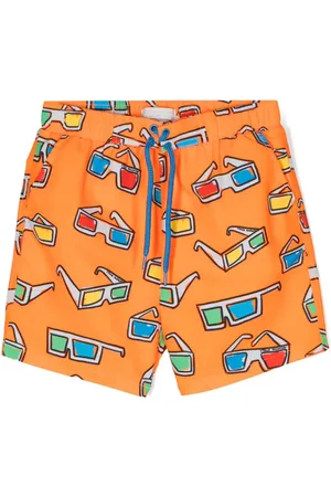Stella McCartney Bañador con gafas de sol estampadas