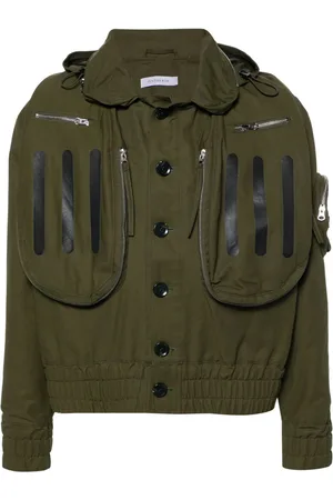JUNTAE KIM Chaqueta con capucha y múltiples bolsillos