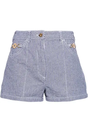 Patou Shorts vaqueros a rayas