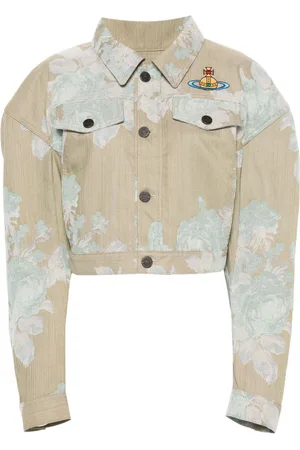 Vivienne Westwood Chaqueta vaquera con bordado Orb