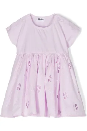 Molo Vestido con bordado inglés