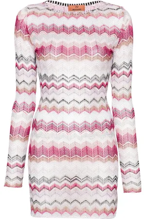 Missoni Vestido corto con diseño en zigzag