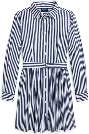 Ralph Lauren Vestido camisero a rayas