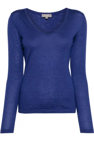 N.PEAL Camiseta de cachemira con manga larga