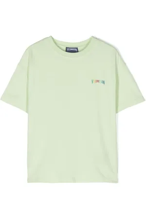 Vilebrequin Camiseta con logo estampado