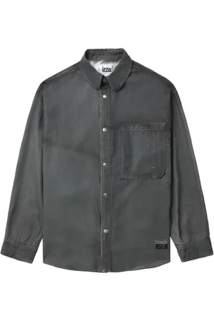 Izzue Camisa con eslogan bordado