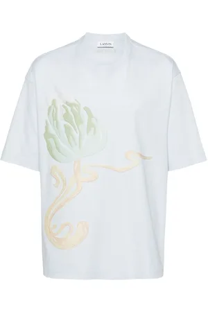 Lanvin Camiseta con bordado floral