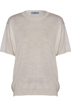 Prada Jersey con logo en jacquard