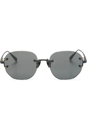 Linda Farrow Gafas de sol Sandor con motivo geométrico