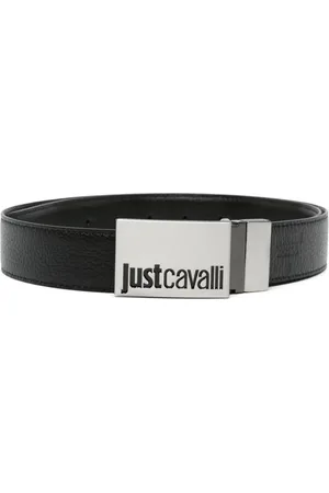 Roberto Cavalli Cinturón con logo en relieve