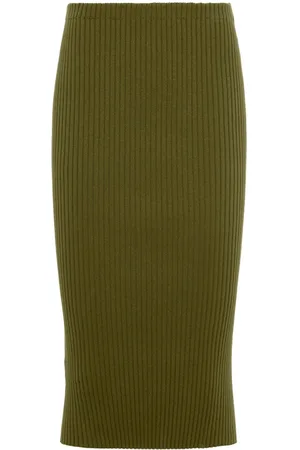 Prada Falda de tubo de canalé