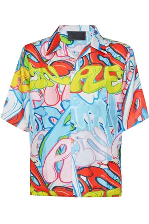 Philipp Plein Camisa Bombing Graffiti