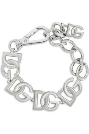 Dolce & Gabbana Pulsera de cadena con logo