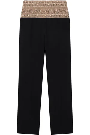 Stella McCartney Pantalones con detalle de cristales