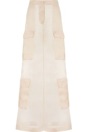 Moschino Pantalones anchos de seda