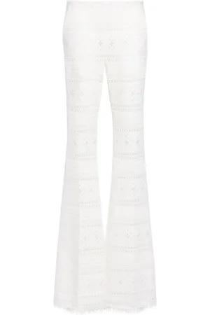 ERMANNO SCERVINO Pantalones acampanados de ganchillo