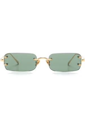 Linda Farrow Gafas de sol Taylor con montura rectangular