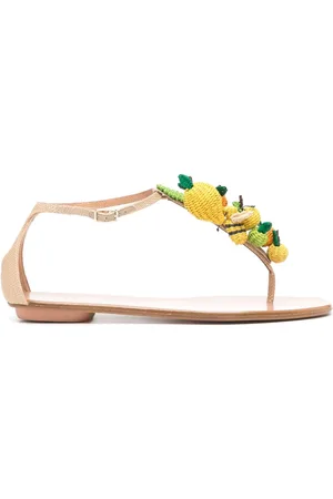 Aquazzura Sandalias Citrus Punch planas