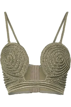 Cult Gaia Bustier Viviana de ganchillo