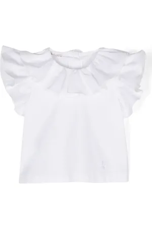 Le Bebé Enfant Blusa con volantes