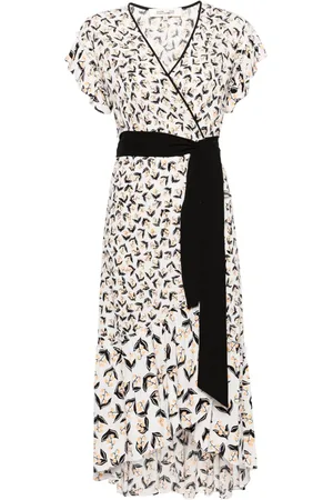 Diane von Furstenberg Vestido Violla cruzado