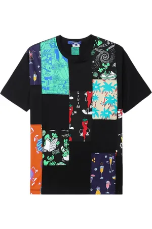 JUNYA WATANABE Camiseta con diseño patchwork de Junya Watanabe x Lousy Livin