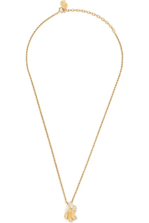 Dior Collar con colgante y aplique de strass