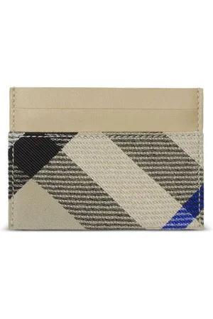 Burberry Tarjetero a cuadros