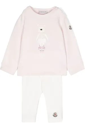 Moncler Pantalones con logo estampado