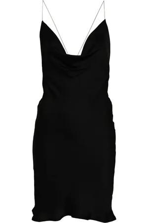 Y / PROJECT Slip dress con cuello desbocado