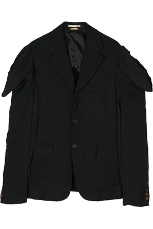 Comme des Garçons Blazer con solapa en los hombros