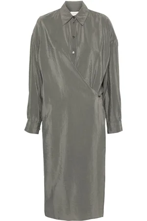 LEMAIRE Vestido midi Twisted