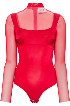 Atu Body Couture Body con paneles de malla