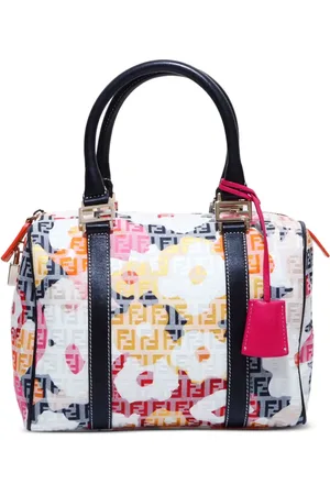 Fendi Bolso de mano Zucchino Boston mini
