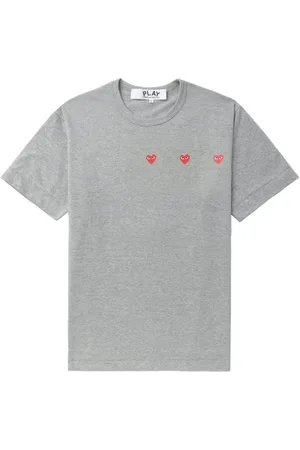 Comme des Garçons Camiseta Triple Hearts
